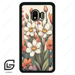 قاب گوشی سامسونگ جی 4 (Galaxy J4 ) طرح گل کد 2475