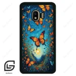 قاب گوشی سامسونگ جی 4 (Galaxy J4 ) طرح پروانه کد 2479