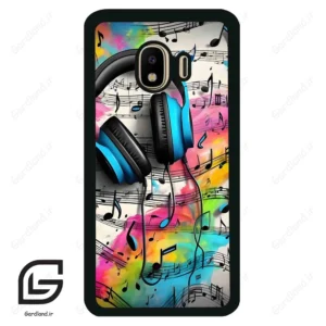 قاب گوشی سامسونگ جی 4 (Galaxy J4 ) طرح موسیقی کد 2482
