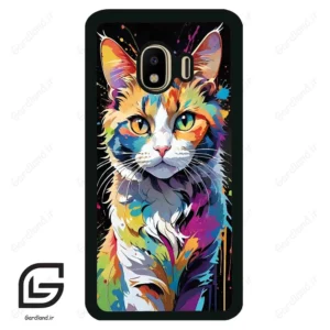 قاب گوشی سامسونگ جی 4 (Galaxy J4 ) طرح گربه کد 2483
