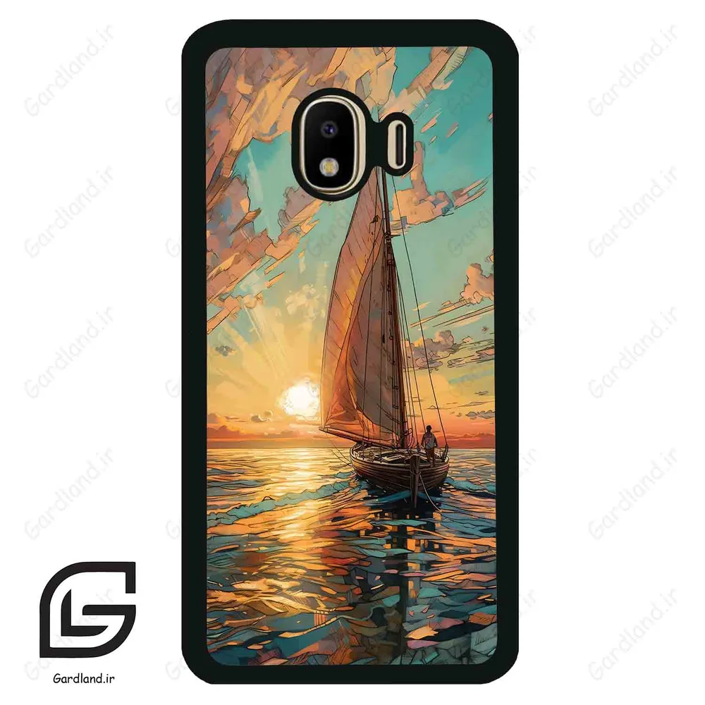 قاب گوشی سامسونگ جی 4 (Galaxy J4 ) طرح قایق کد 2485