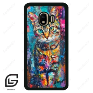 قاب گوشی سامسونگ جی 4 (Galaxy J4 ) طرح گربه کد 2488