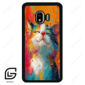 قاب گوشی سامسونگ جی 4 (Galaxy J4 ) طرح گربه کد 2489
