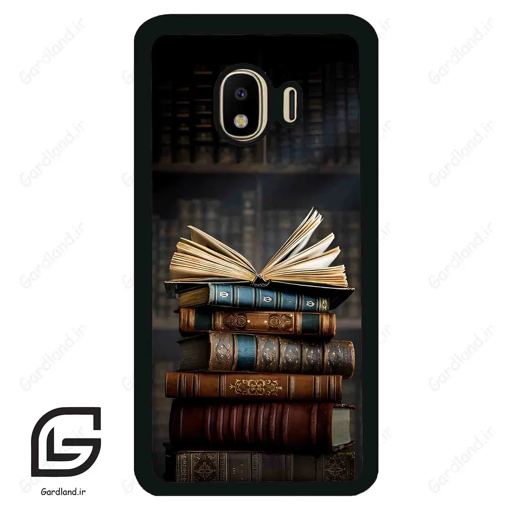 قاب گوشی سامسونگ جی 4 (Galaxy J4 ) طرح کتابخانه کد 2539