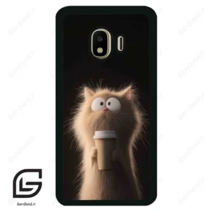 قاب گوشی سامسونگ جی 4 (Galaxy J4 ) طرح گربه کد 2567