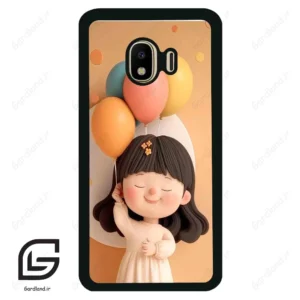 قاب گوشی سامسونگ جی 4 (Galaxy J4 ) طرح دختر کد 2568