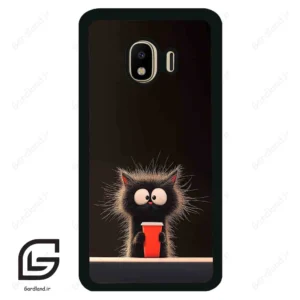قاب گوشی سامسونگ جی 4 (Galaxy J4 ) طرح گربه کد 2580