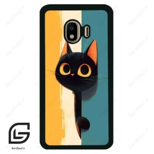قاب گوشی سامسونگ جی 4 (Galaxy J4 ) طرح گربه کد 2581