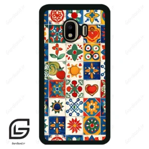 قاب گوشی سامسونگ جی 4 (Galaxy J4 ) طرح کاشی کد 2594