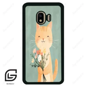قاب گوشی سامسونگ جی 4 (Galaxy J4 ) طرح گربه کد 2619