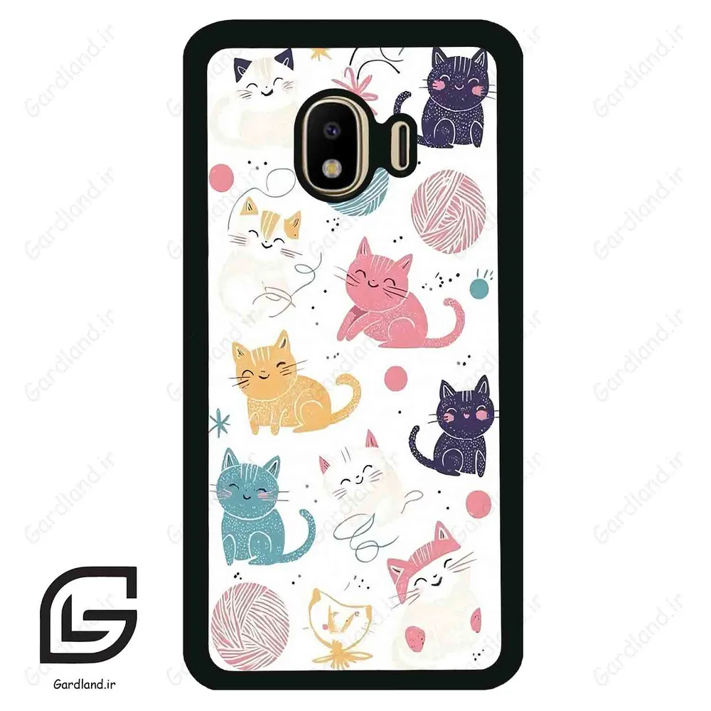 قاب گوشی سامسونگ جی 4 (Galaxy J4 ) طرح گربه کد 2620