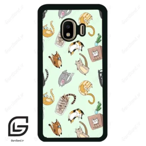 قاب گوشی سامسونگ جی 4 (Galaxy J4 ) طرح گربه کد 2622