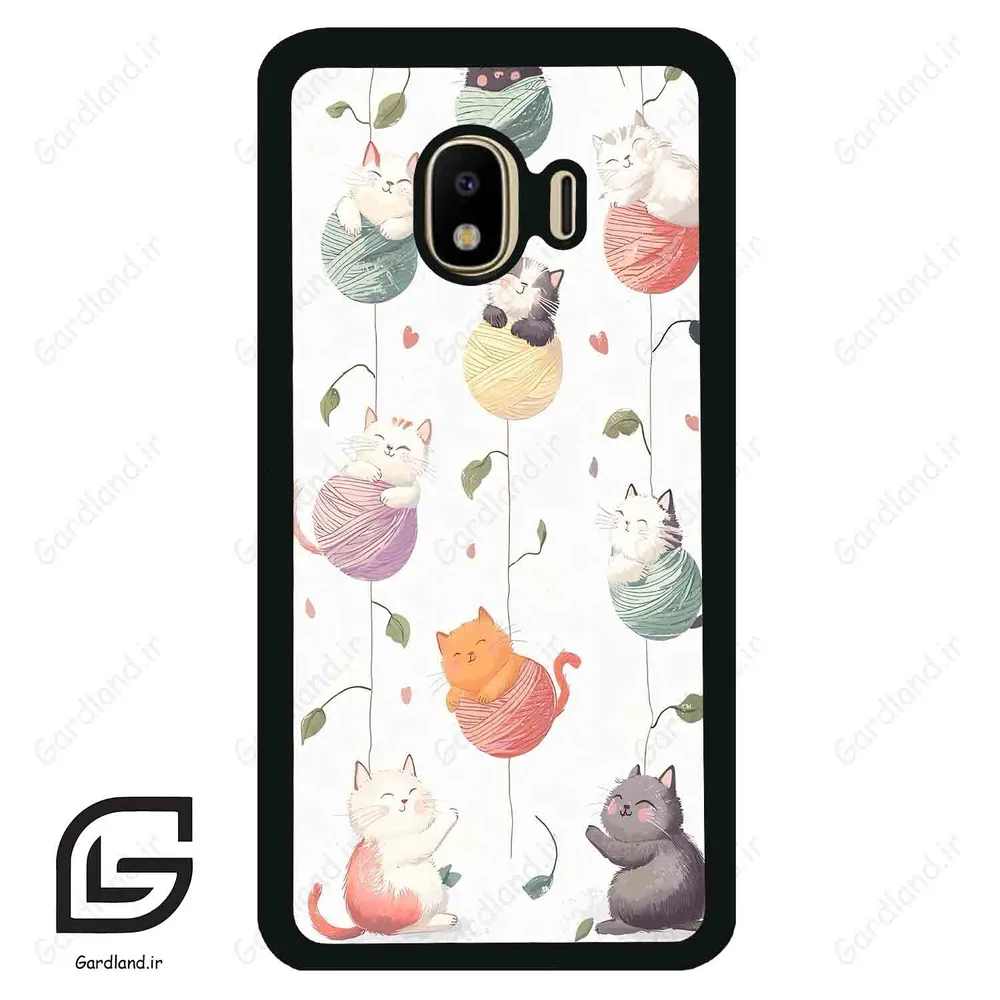 قاب گوشی سامسونگ جی 4 (Galaxy J4 ) طرح گربه کد 2633