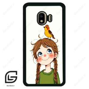 قاب گوشی سامسونگ جی 4 (Galaxy J4 ) طرح دختر کد 2640