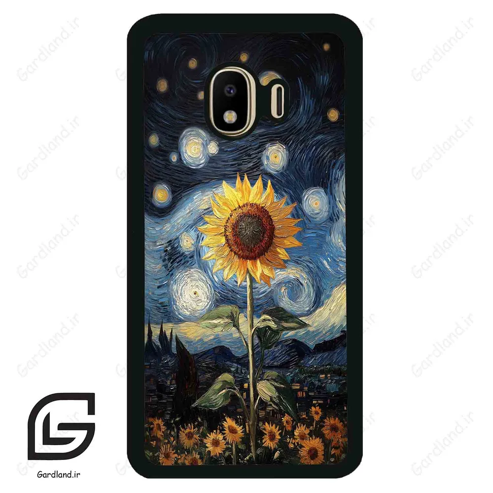 قاب گوشی سامسونگ جی 4 (Galaxy J4 ) طرح افتابگردان کد 2652