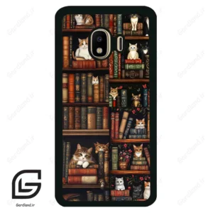 قاب گوشی سامسونگ جی 4 (Galaxy J4 ) طرح کتابخانه کد 2675