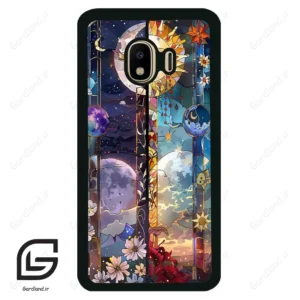 قاب گوشی سامسونگ جی 4 (Galaxy J4 ) طرح ماه کد 2695