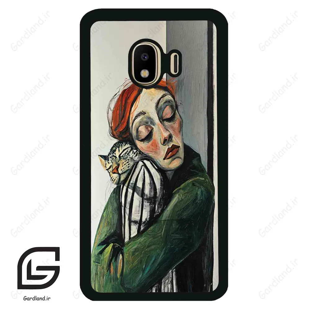 قاب گوشی سامسونگ جی 4 (Galaxy J4 ) طرح گربه کد 2709