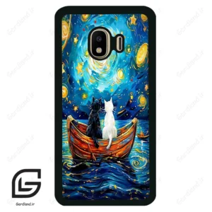 قاب گوشی سامسونگ جی 4 (Galaxy J4 ) طرح گربه کد 2727
