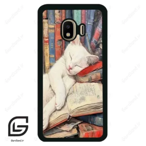 قاب گوشی سامسونگ جی 4 (Galaxy J4 ) طرح گربه کد 2758
