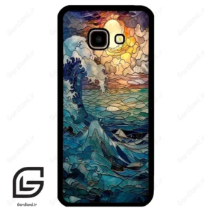 قاب گوشی سامسونگ جی 4 پلاس (Galaxy J4 Plus ) طرح موج کد 2413