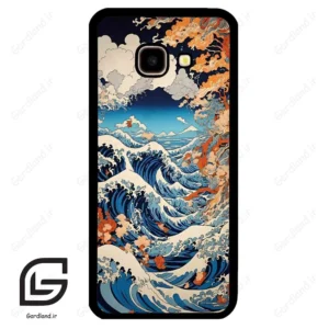 قاب گوشی سامسونگ جی 4 پلاس (Galaxy J4 Plus ) طرح موج کد 2418