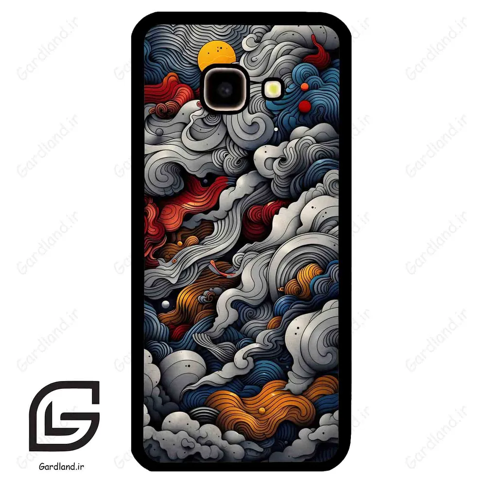 قاب گوشی سامسونگ جی 4 پلاس (Galaxy J4 Plus ) طرح ابرنگی کد 2448
