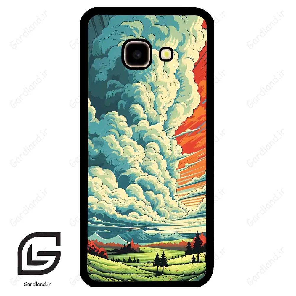 قاب گوشی سامسونگ جی 4 پلاس (Galaxy J4 Plus ) طرح ابرنگی کد 2491