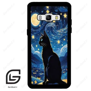 قاب گوشی سامسونگ جی 510 (Galaxy J5 2016 / J510 ) طرح گربه کد 2438