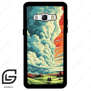 قاب گوشی سامسونگ جی 510 (Galaxy J5 2016 / J510 ) طرح ابرنگی کد 2491