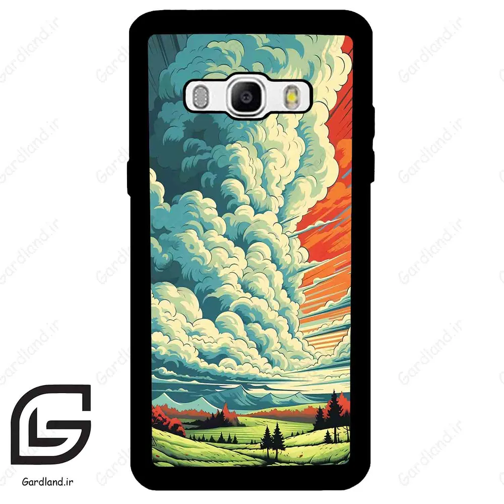 قاب گوشی سامسونگ جی 510 (Galaxy J5 2016 / J510 ) طرح ابرنگی کد 2491