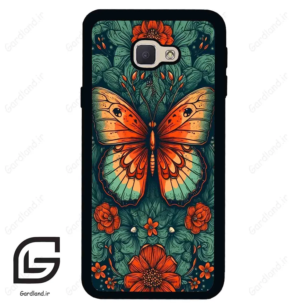 قاب گوشی سامسونگ جی 5 پرایم (Galaxy J5 Prime ) طرح پروانه کد 2421