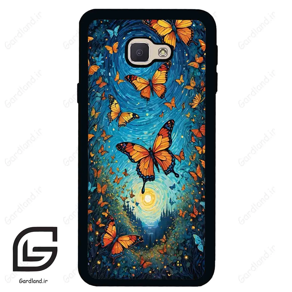 قاب گوشی سامسونگ جی 5 پرایم (Galaxy J5 Prime ) طرح پروانه کد 2479
