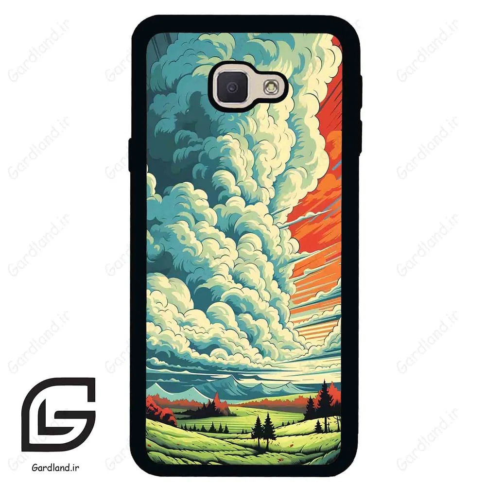 قاب گوشی سامسونگ جی 5 پرایم (Galaxy J5 Prime ) طرح ابرنگی کد 2491