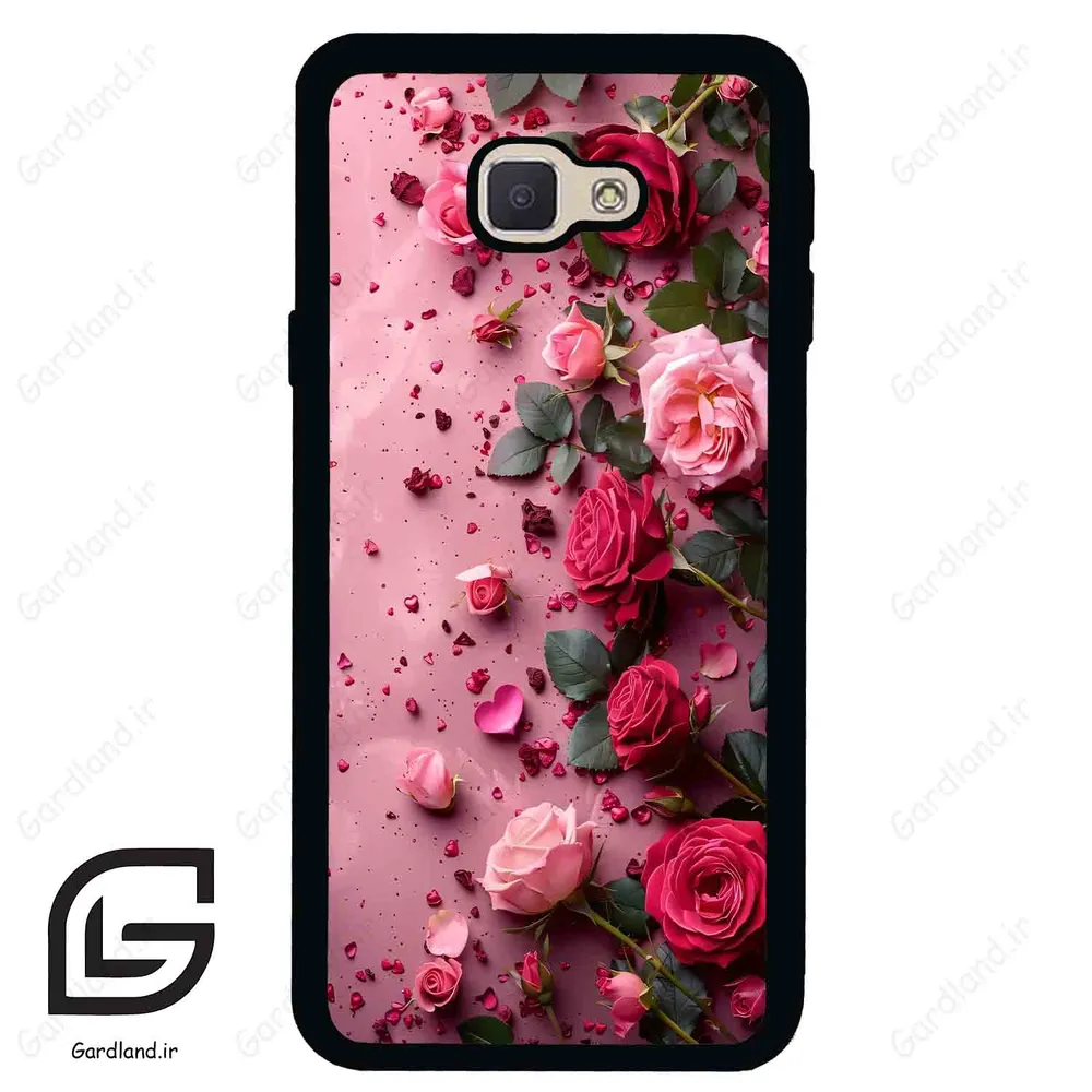قاب گوشی سامسونگ جی 5 پرایم (Galaxy J5 Prime ) طرح رز کد 2744