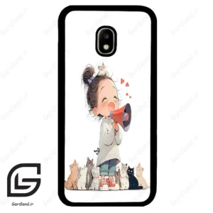 قاب گوشی سامسونگ جی 5 پرو (Galaxy J5 Pro ) طرح دخترانه کد 2027
