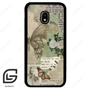 قاب گوشی سامسونگ جی 5 پرو (Galaxy J5 Pro ) طرح پروانه کد 2244
