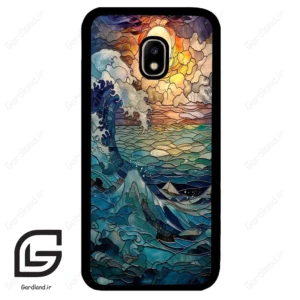 قاب گوشی سامسونگ جی 5 پرو (Galaxy J5 Pro ) طرح موج کد 2413