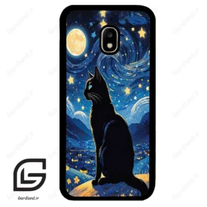 قاب گوشی سامسونگ جی 5 پرو (Galaxy J5 Pro ) طرح گربه کد 2438