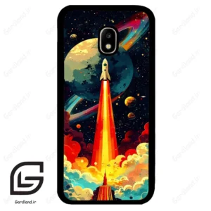 قاب گوشی سامسونگ جی 5 پرو (Galaxy J5 Pro ) طرح موشک کد 2463