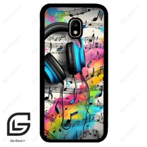 قاب گوشی سامسونگ جی 5 پرو (Galaxy J5 Pro ) طرح موسیقی کد 2482