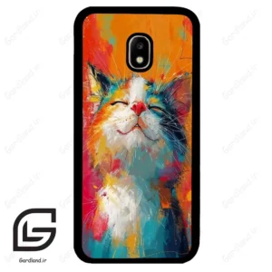 قاب گوشی سامسونگ جی 5 پرو (Galaxy J5 Pro ) طرح گربه کد 2489