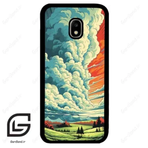 قاب گوشی سامسونگ جی 5 پرو (Galaxy J5 Pro ) طرح ابرنگی کد 2491