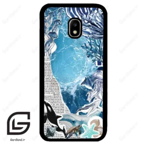قاب گوشی سامسونگ جی 5 پرو (Galaxy J5 Pro ) طرح دریا کد 2516