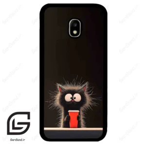 قاب گوشی سامسونگ جی 5 پرو (Galaxy J5 Pro ) طرح گربه کد 2580