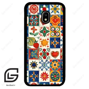 قاب گوشی سامسونگ جی 5 پرو (Galaxy J5 Pro ) طرح کاشی کد 2594