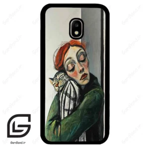 قاب گوشی سامسونگ جی 5 پرو (Galaxy J5 Pro ) طرح گربه کد 2709