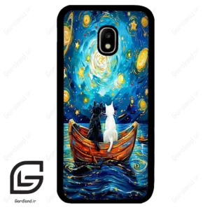 قاب گوشی سامسونگ جی 5 پرو (Galaxy J5 Pro ) طرح گربه کد 2727