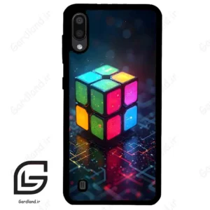 قاب گوشی سامسونگ ام 10 (Galaxy M10 ) طرح مکعب کد 2222