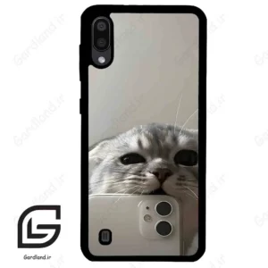 قاب گوشی سامسونگ ام 10 (Galaxy M10 ) طرح گربه کد 2246